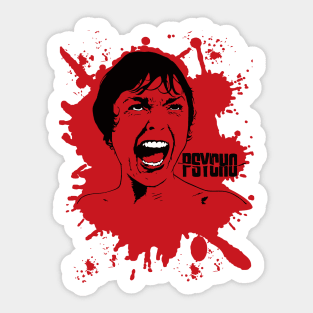 Horror blood splat Sticker